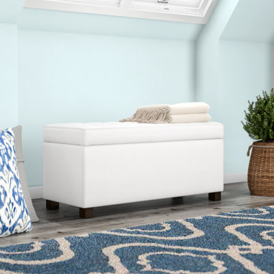 Stromsburg Faux Leather Upholstered Storage Bench