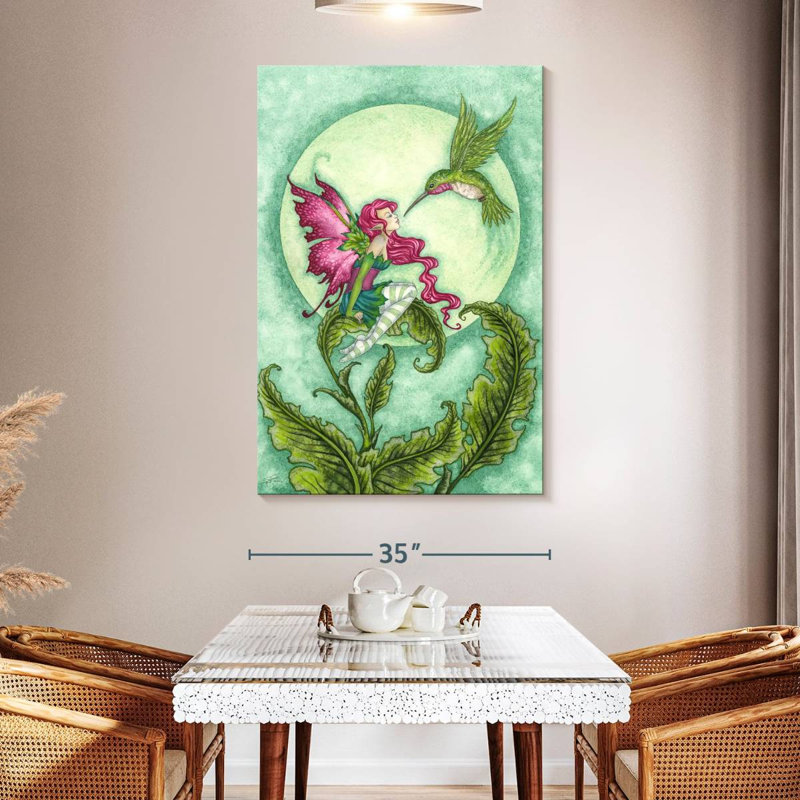 Kelan Flirting, 51" H x 34" W