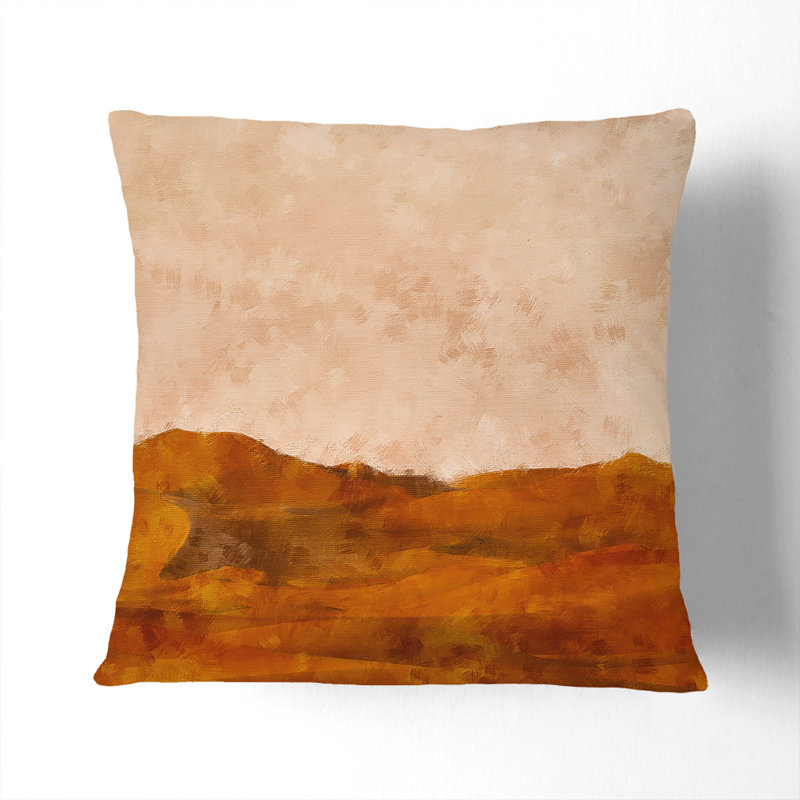 The Desert Vol.2 Painting Scatter Cushion, Black, 40cm H x 40cm W x 15cm D