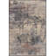 Tapis décoratif traditionnel lavable à motif de couleur grise-1280795823