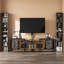 Bibliothèque étroite à 8 couches de conception étroite avec tablettes réglables ouvertes et porte-cubes-1160865032