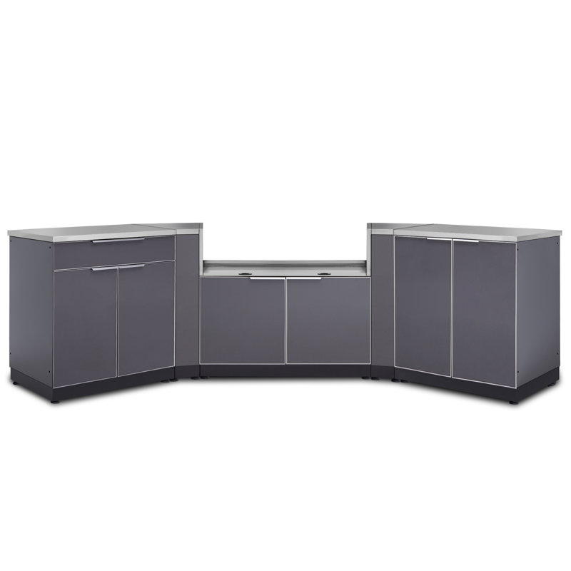 Cuisine d'extérieur modulaire 168 pièces 6 pièces 168 "