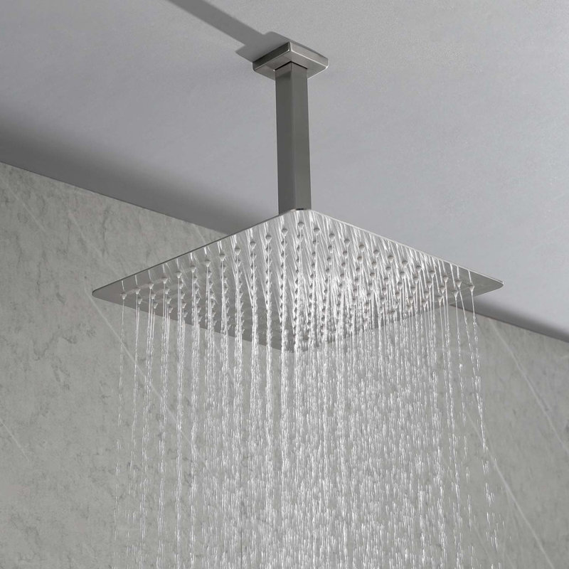 Système de pomme de douche 16 po, Nickel brossé