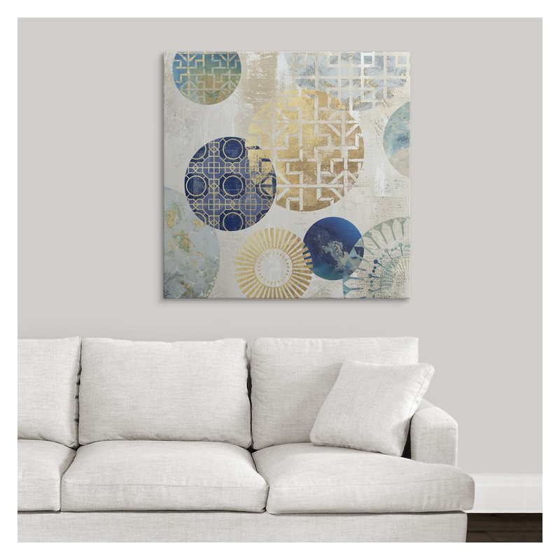 « rings i », impression sur toile, H 30 po x l 30 po x P 1,5 po