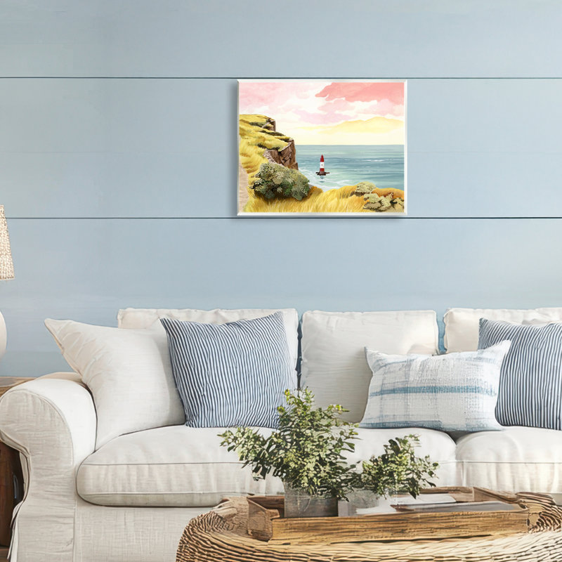 Plaque murale «Beachy Head Lone», par Courtney Haley