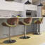 Tabouret de bar moderne pivotant rembourré Marana-1085072059