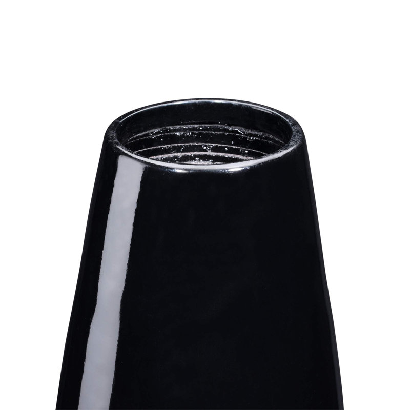 Vase de plancher en bambou 22 "Bucoli, Noir