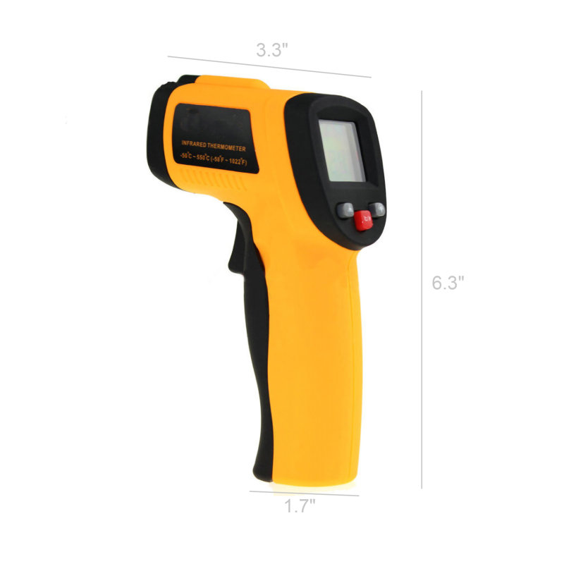 FixtureDisplays Infrared Thermometer Non-Contact Digital Laser ...