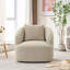 Fauteuil pivotant rembourré 34,2 po-2079683195