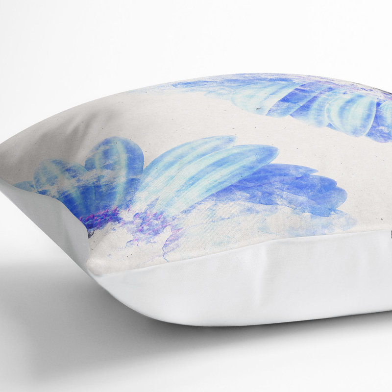 Square Throw Cushion, 40cm H x 40cm W x 15cm D, White