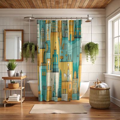 Jazzy City - Rideau de douche Premium