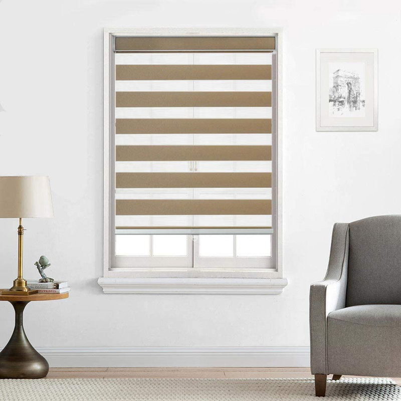 Store à enroulement semi-transparent gris argenté, L 27 po x L 72 po