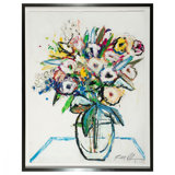 The Glass Vase Print by Robert Robinson