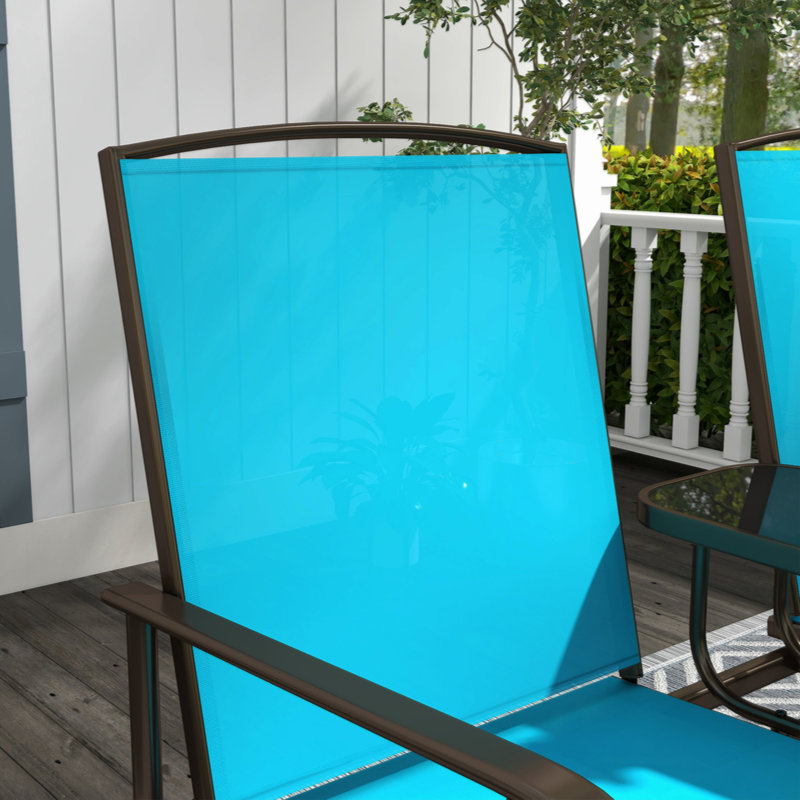 Banc oscillant avec table centrale Outsunny