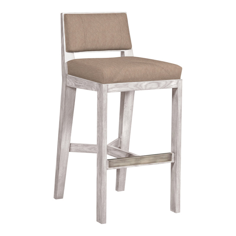 Thom Filicia 32.5'' Bar Stool, Dove Gray, Navada Mushroom