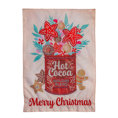 Drapeau de jardin Hot Cocoa Holiday