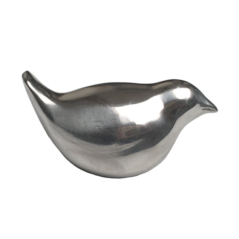 Novelty Knob, Shiny Pewter