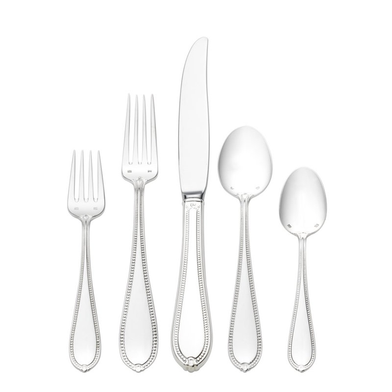Ensemble de couverts argent sterling 5 pièces, service pour 1 Triumph
