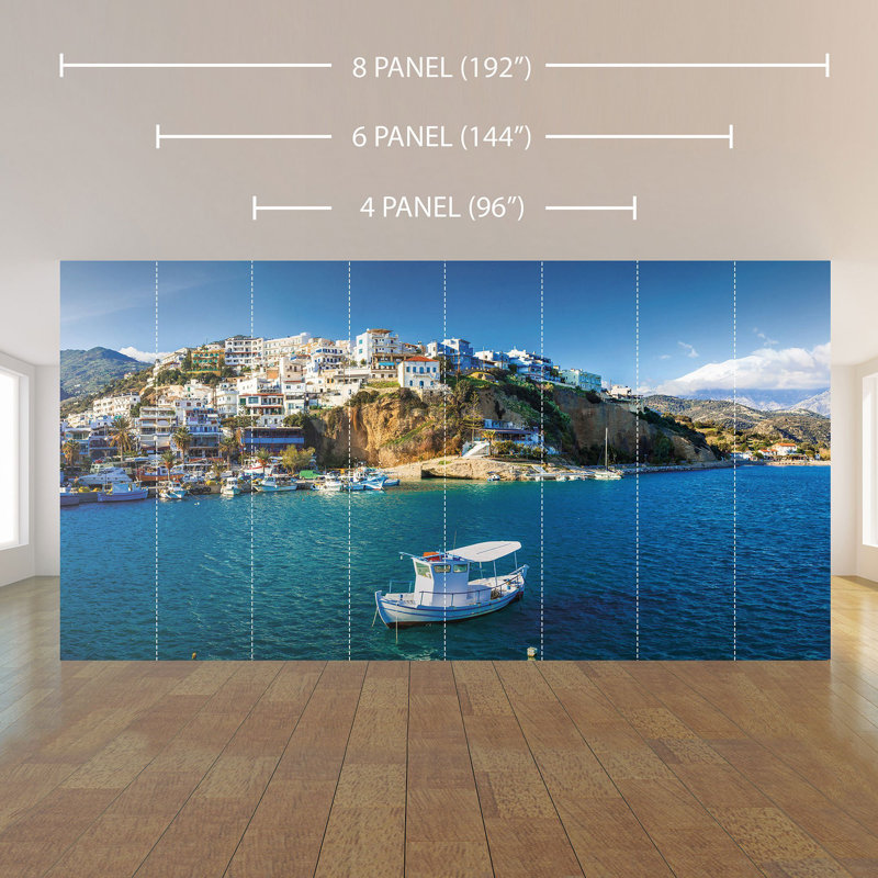 Panneau de papier peint Karna City Landscape, L 100,08 po x l 144 po