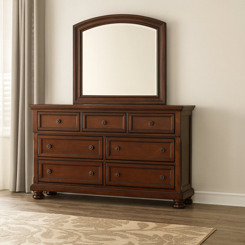 Commode double 7 tiroirs Caila