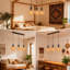 3-Light Boho Rattan Pendant