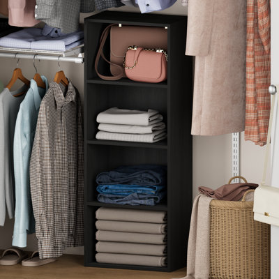 Rangement à vêtements polyvalent à 4 niveaux Furinno Reed