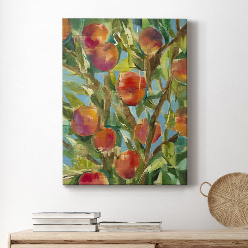 JUST PEACHY - Impression sur toile tendue, H 40 po x l 30 po x P 1 po