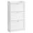 18 Pairs Shoe Cabinet with 3 Flip Drawers, Shoe Storage-104373584