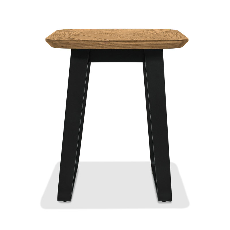 Airla Sled End Table, Oak 