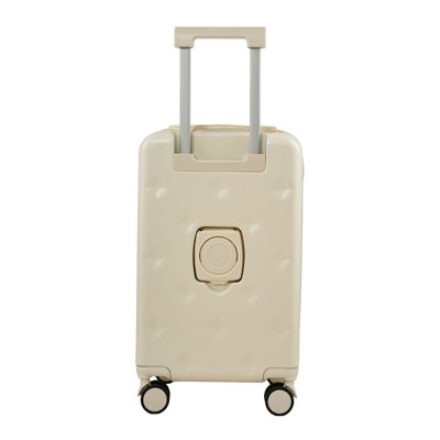 20-Inch Travel Suitcase with Combination Lock