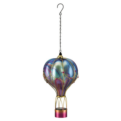 Swirl Balloon Solar Lantern LG - Green