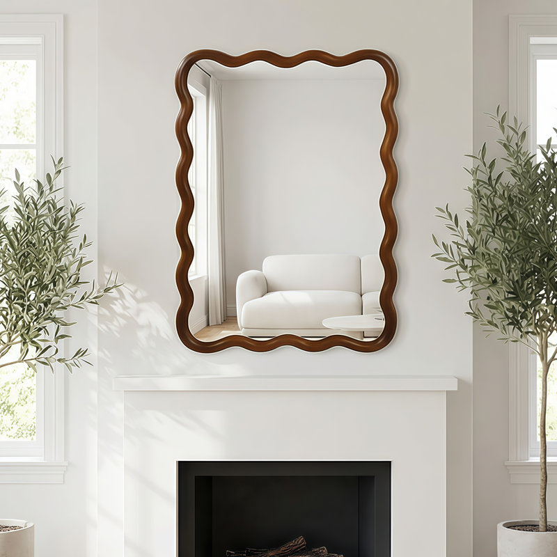 Miroir décoratif Wavy, 40 po x 30 po