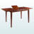 Carver Dining Table in Walnut Finish with Extendable Top, 29.95'' H X 56.66'' W X 31.07'' D