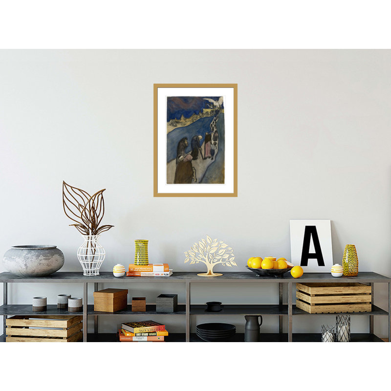 «The End of the Road» (Au bout de la route) par Pablo Picasso, impression giclée encadrée, H 29,5 po x l 21,83 po