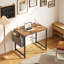 Bureau d'ordinateur 31 po avec structure en métal, surface imperméable et sac de rangement - idéal pour le bureau-1676133826-1676133839