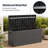 Emperic Design 100 Gallon Water Resistant Resin Lockable Outdoor Storage Deck Box