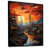 Black Floater Framed