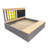 AXI 1000Cm x 655Cm Wood Square Sandbox with Cover