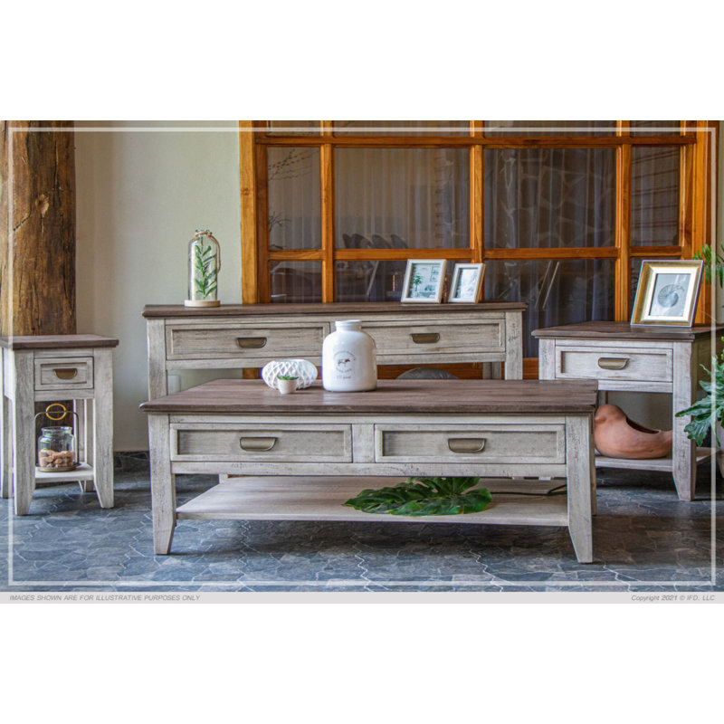 55'' Solid Wood Console Table