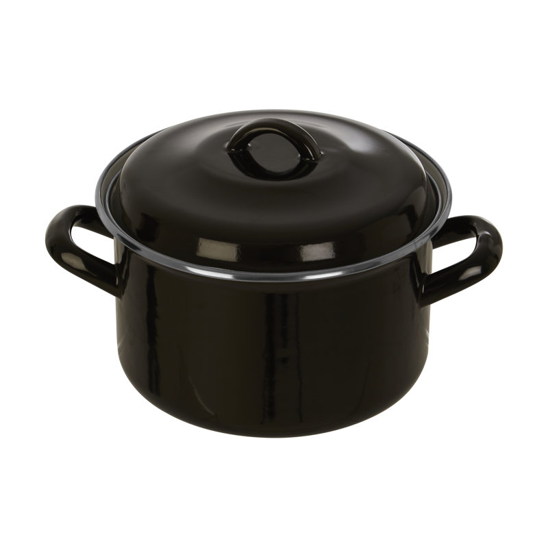 Danielburnham 2.6 l Aluminium Round Casserole, Black