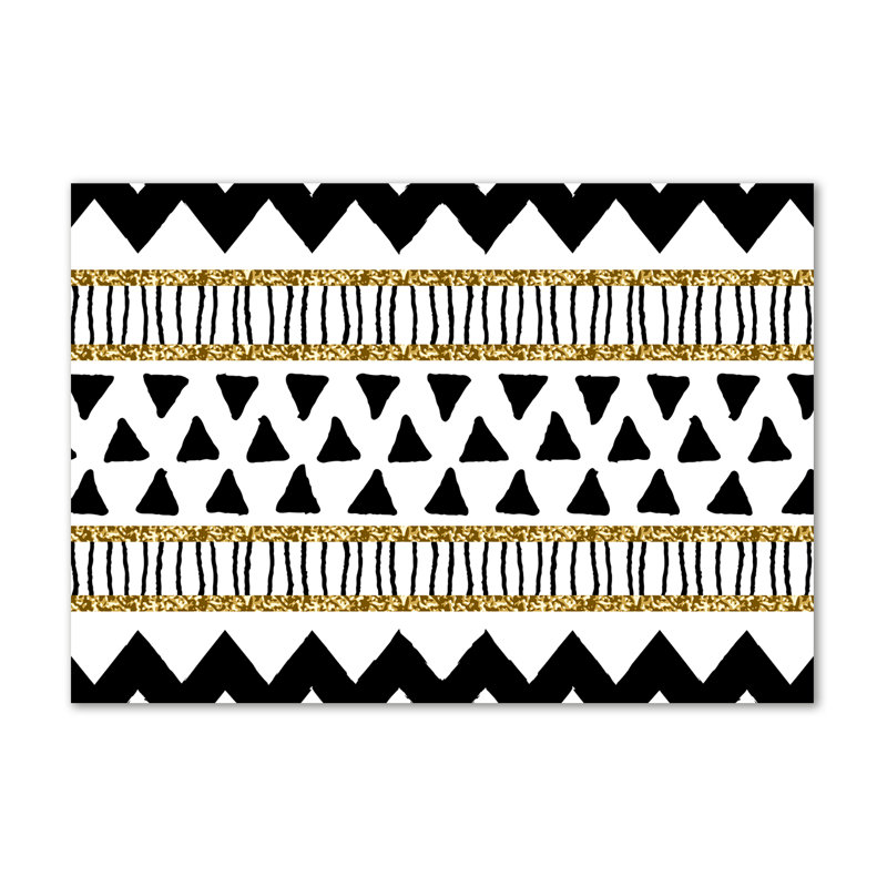 Ethnic Background - Wrapped Canvas Print
