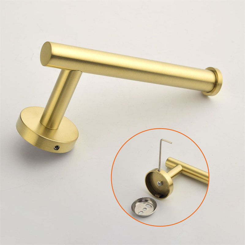 5 - Piece Bathroom Hardware Set, Brushed Gold