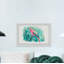 Pretty Parrot - Single Picture Frame Print-2052806362