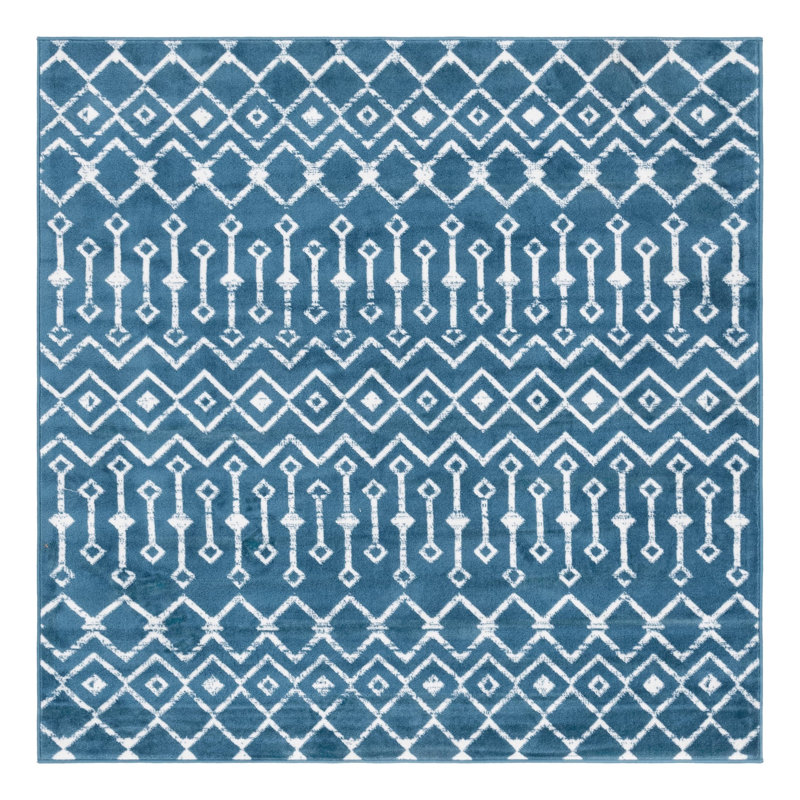 Balanger Geometric Indoor Rug, Square 6'1"