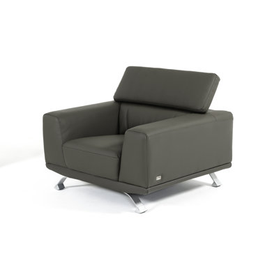 Abdullatif Faux Leather Accent Chair