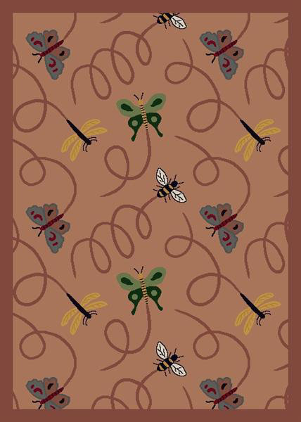 Tapis Nature Wing Dings, Rectangle 7 pi 8 po x 10 pi 9 po