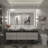 Molly Framelss or Framed LED Anti-Fog Tempered Glass Wall Bathroom Vanity Mirror - UL Certified-465619285-435387568