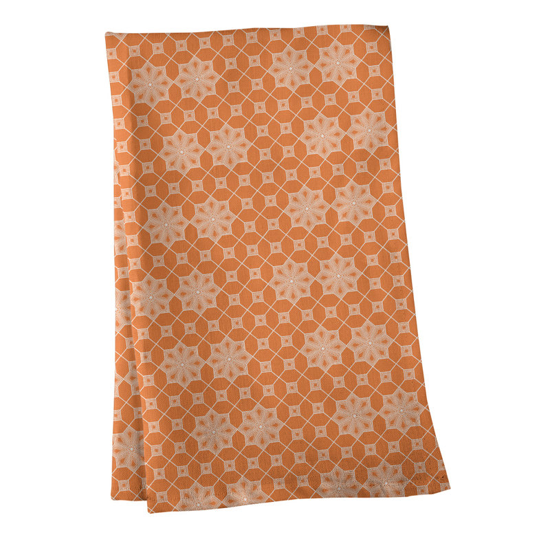 Mcguigan Tea Towel Kitchen Towel, Poly Twill, Orange