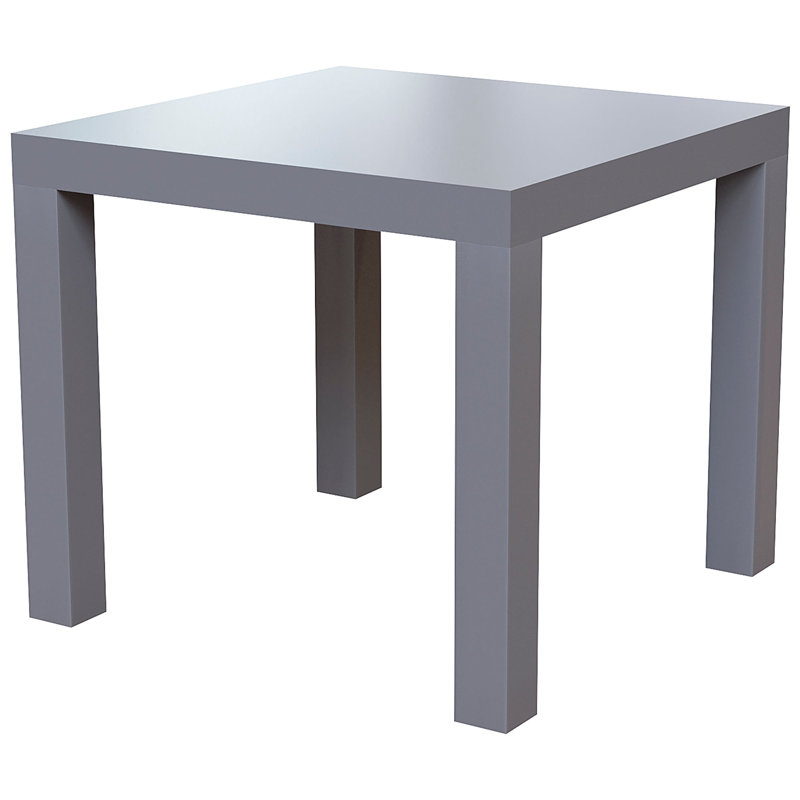 Side Table, Modern Versatile Living Room Home Furniture, Grey