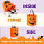 3 seaux de citrouilles d'Halloween, 10 seaux de bonbons DEL